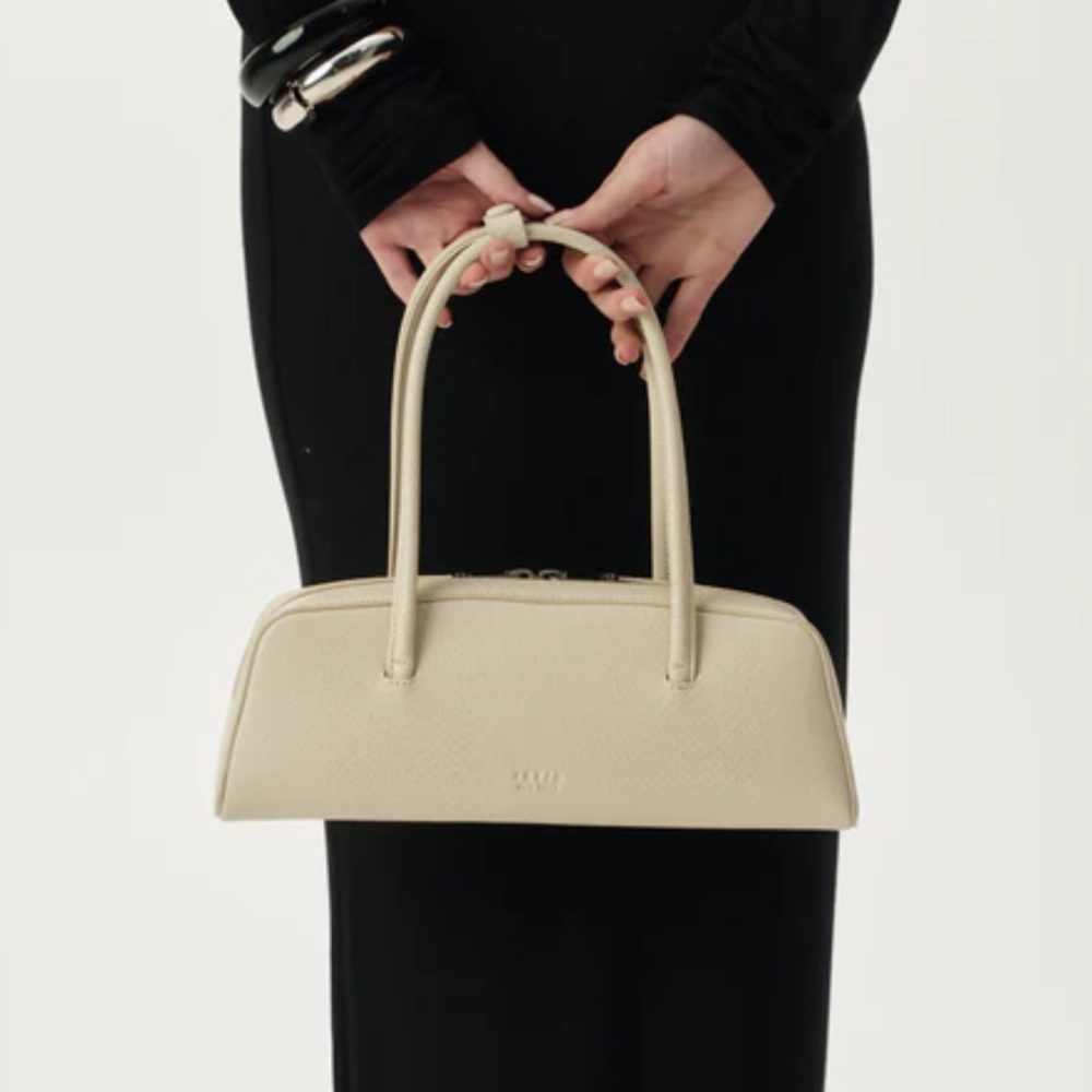 Freja Mercer Bag Oat Croc - Picture 6 of 6